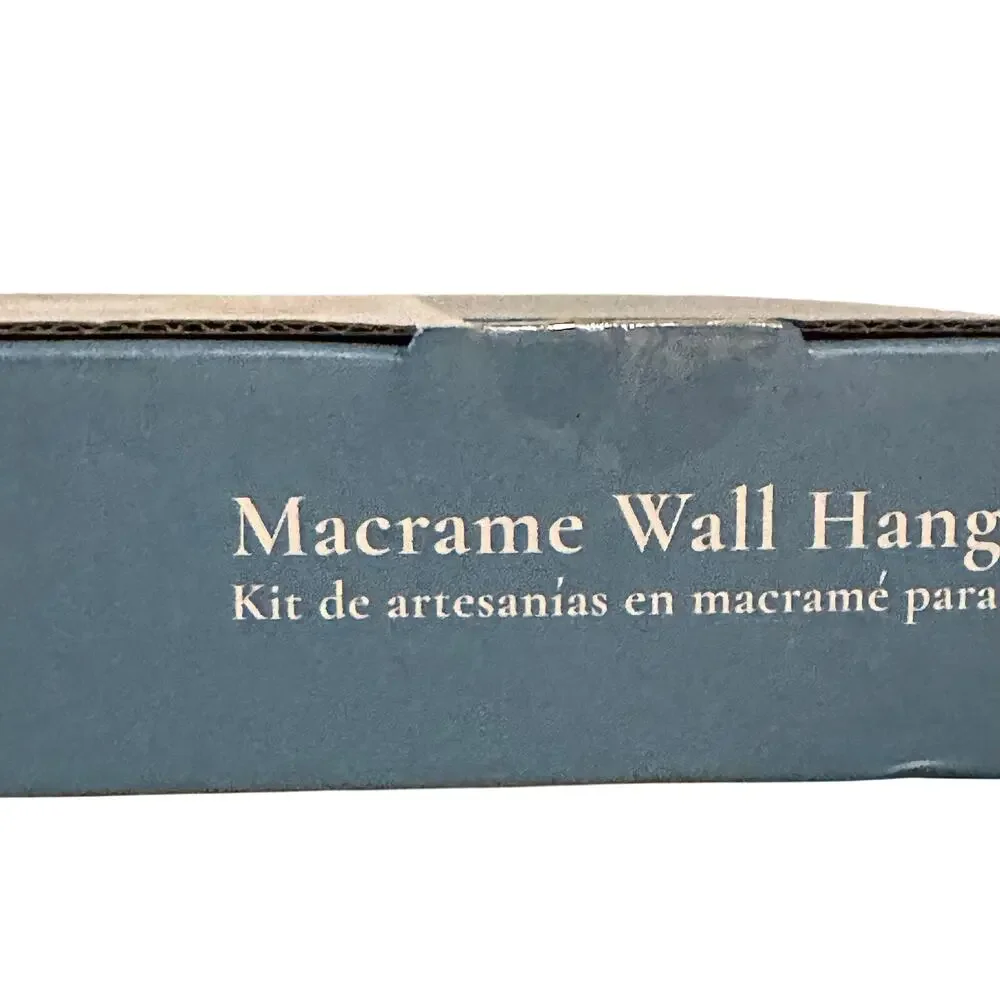 NIB Macrame Wall Hanging Craft Kit DIY Boho Home Decor